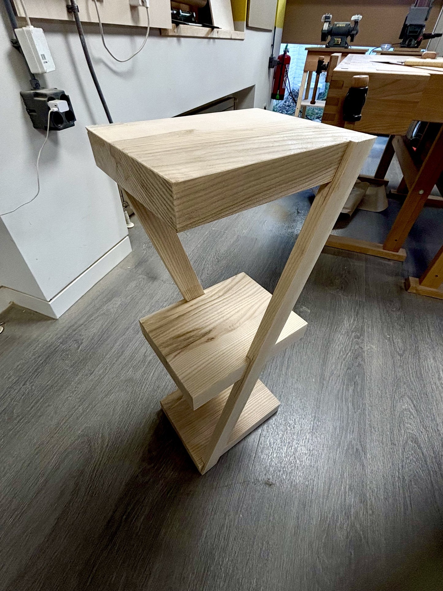 Lean Vinyl Shelf - studio prototype